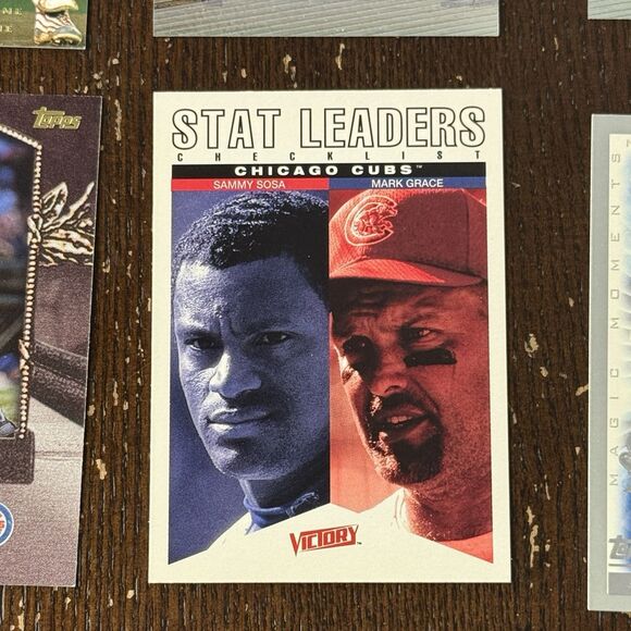 Sammy Sosa 12 Card Lot NM MLB Baseball w Rookie RC Topps HR Parade Power Players - Picture 11 of 13